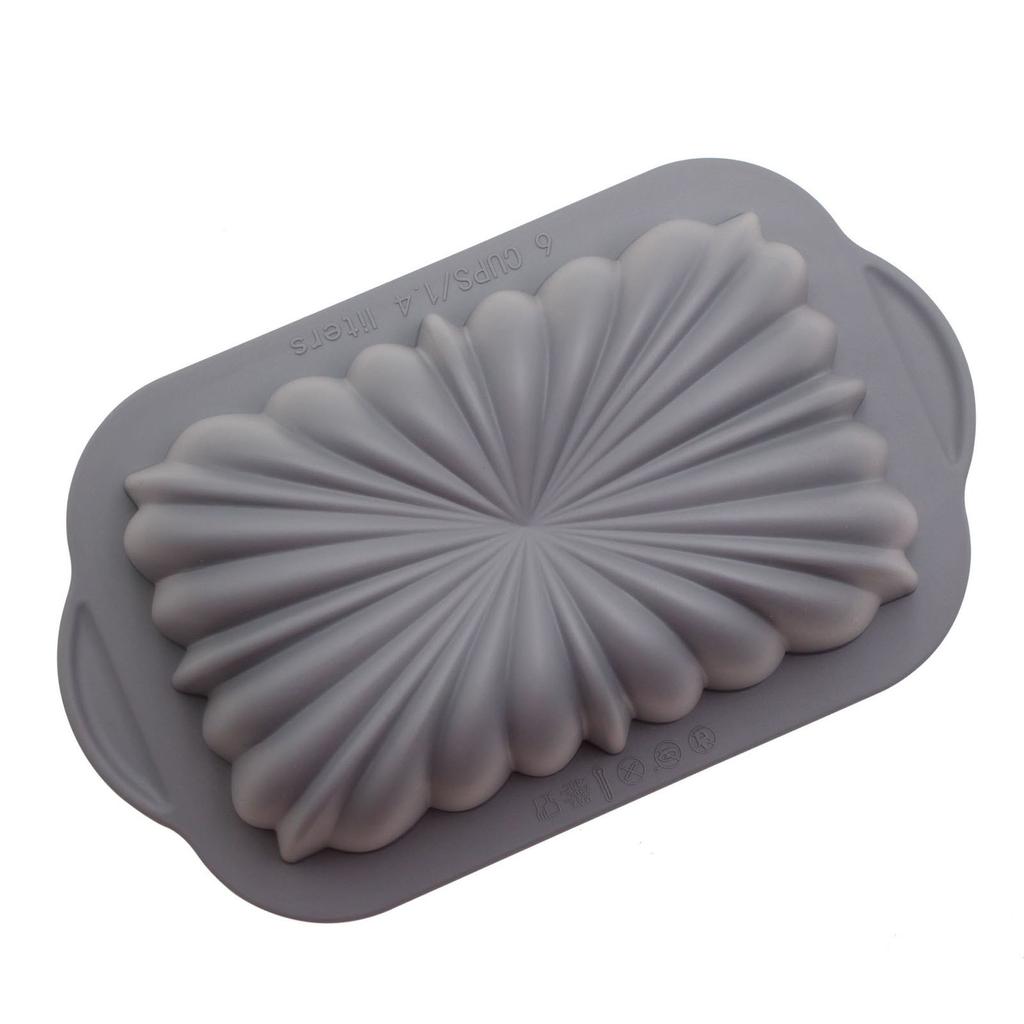 Silicone Bread Loaf Pan With Fluted Design, Food Grade Non-Stick Silicone Baking  For Cake, Metal Reinforced Frame Secure