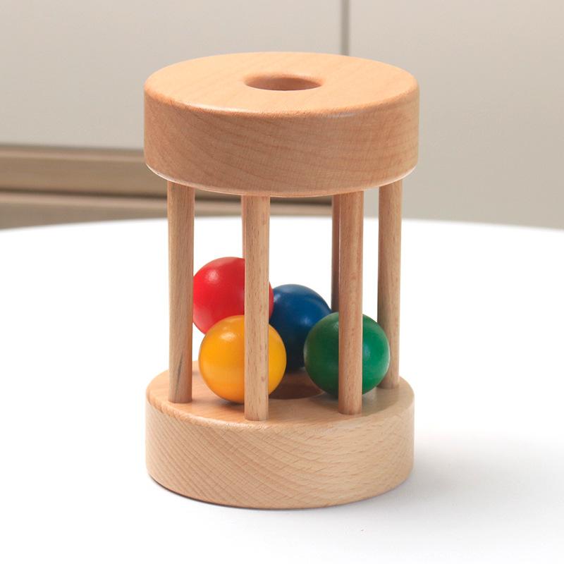 Wooden ball drawer goal box educational toys children's early education intellectual development coin box teaching aids