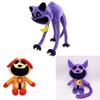 Cross-border New Product Game Doll Terror Purple Cat Monster Smile Animal Big Mouth Purple Cat Plush Toy
