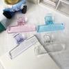 1 Piece Transparent Acryllic Paper Clip Simplicity Fashion Non-sticky Memo Pad Clip Beautiful Snack Seal Clip Student
