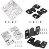1 Wall Load-capacity Mounting Bracket Picture Pair Easy to Install Black