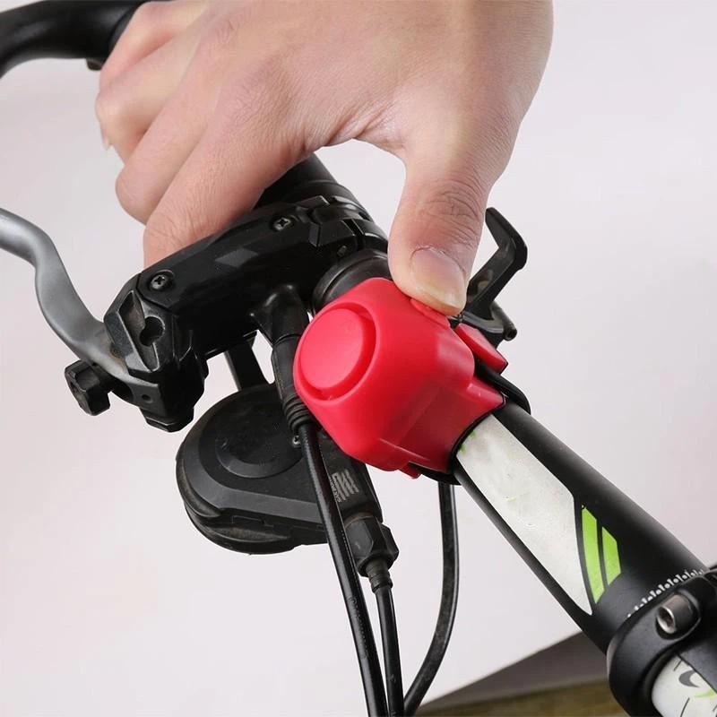 Bike Electronic Loud Horn 130 Db Warning Safety Electric Bell Police Siren Bicycle Handlebar Alarm Ring Bell Cycling Accessories