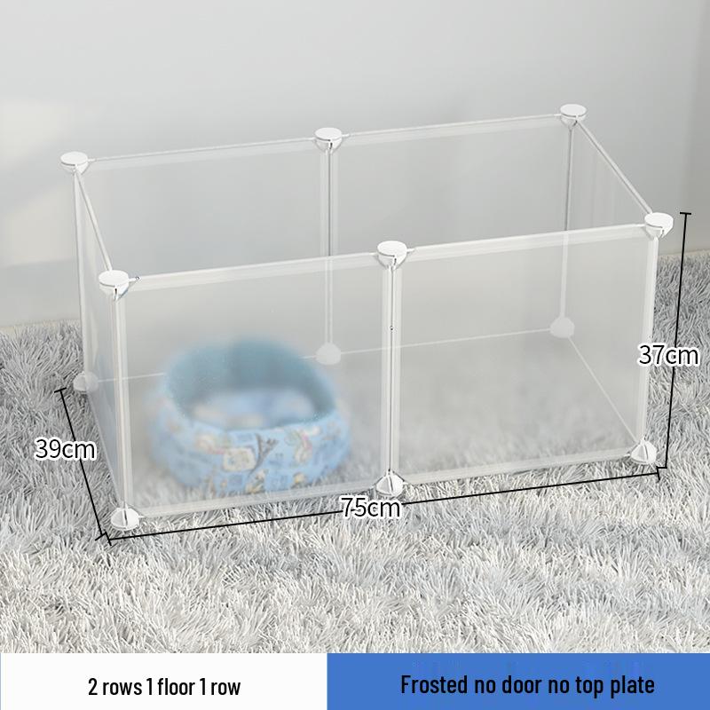 Indoor Pet Playpen: Dog/Cat Enclosure with Free Splicing Cages for Dogs, Cats, and Rabbits.