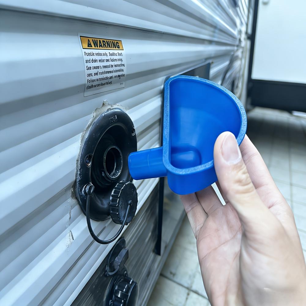 

1pc RV Fresh Water Tank Filling Funnel | Easy Installation, Universally Applicable for RVs and Trailers, Made of PE