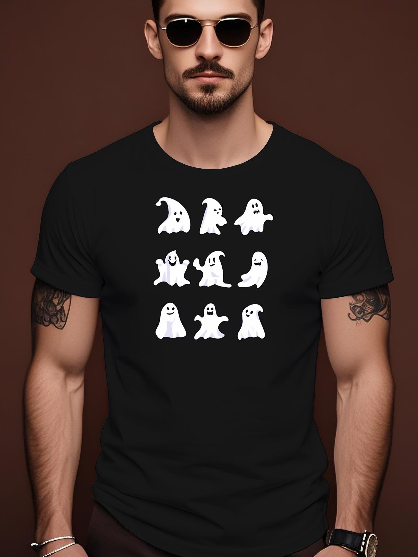 Short Sleeve Tshirt with Playful Graphic Print - Light Gr... XXL