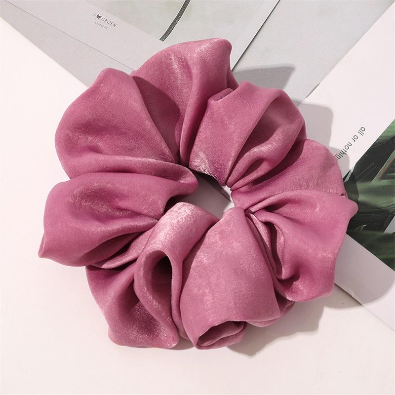 Fashion Velvet Scrunchies Women Elastic Hair Band Elegant Colorful Solid Color Large Scrunchie Girls Hair Accessories Headwear