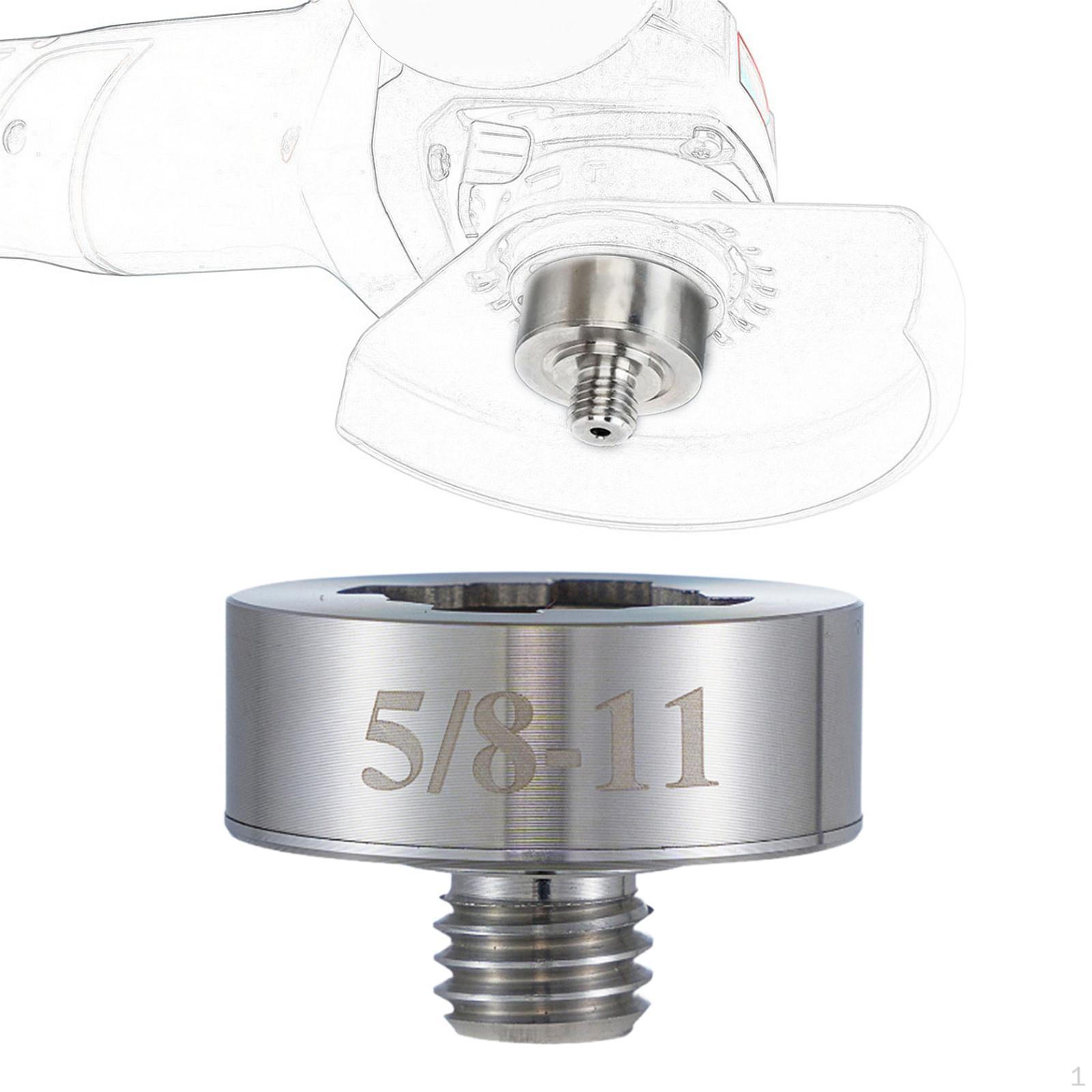 

Соединитель адаптера угловой шлифовальной машины, сменные детали, нержавеющая сталь, простая установка для барабана сверл 0.61 inch