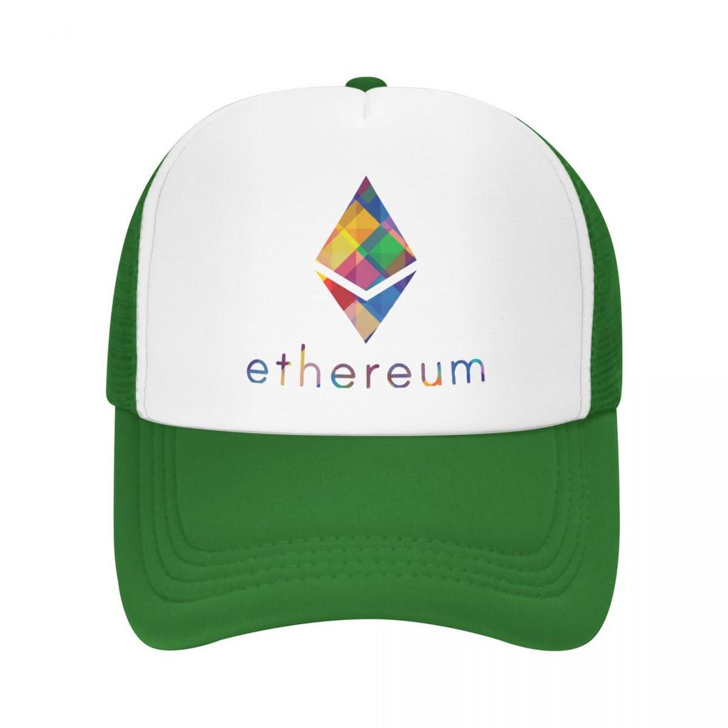 Buy Crypto Coin Trucker Hats Ethereum Eth Mesh Net Baseball Cap Snapback  Stylish Kpop Adjustable Peaked Hat For Unisex Women at affordable prices —  free shipping, real reviews with photos — Joom