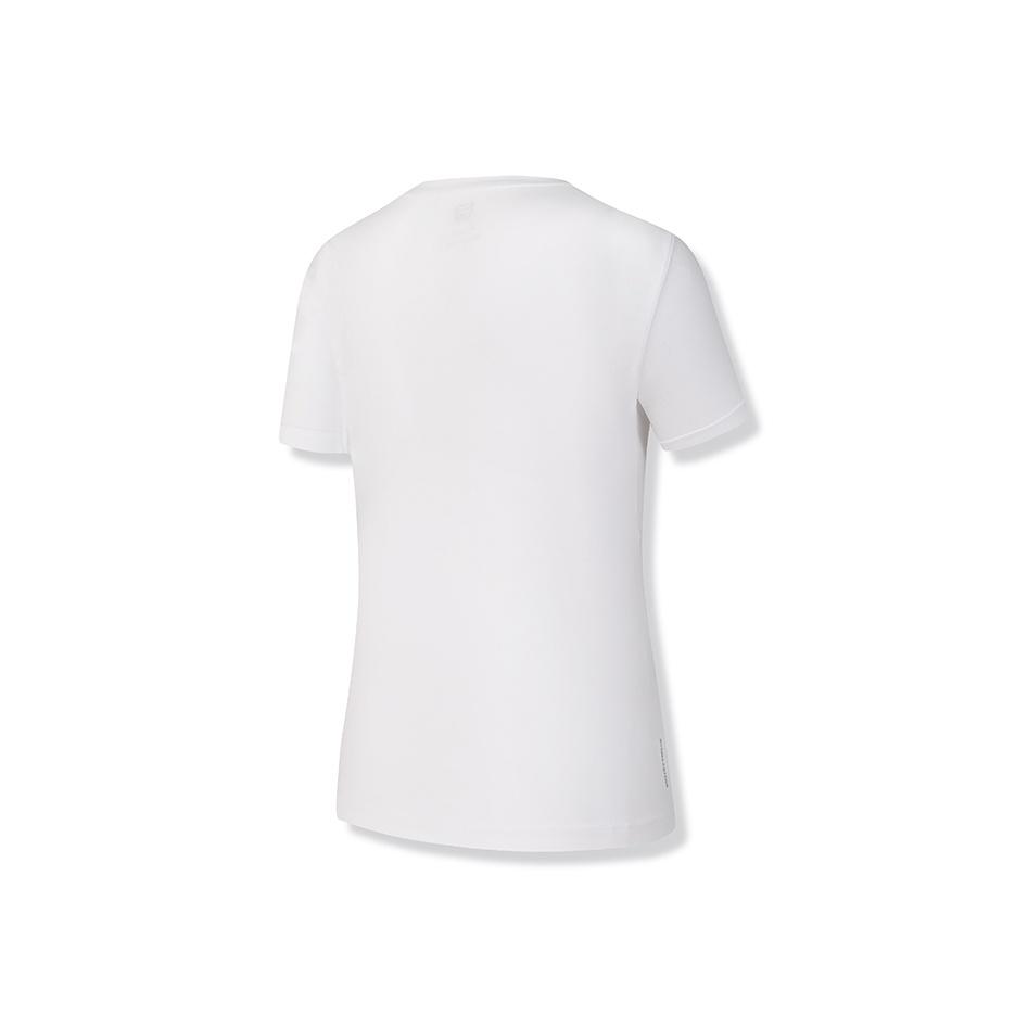 FILA Fitness Series Round Neck Pullover Comfortable Short Sleeve T-Shirt Women Tops Jade-White A11W531102F-WT