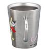 Moomin Stainless Steel Retains Diameter 9 x Initial Birthday Miscellaneous Made in Mug, Heat-resistant, heat, Double-walled, 360ml, approx. 11cm, "M",