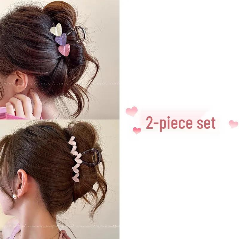 

Летняя любовь сердце заколка-краб для волос - 2024 Новая высококачественная женская заколка аксессуар