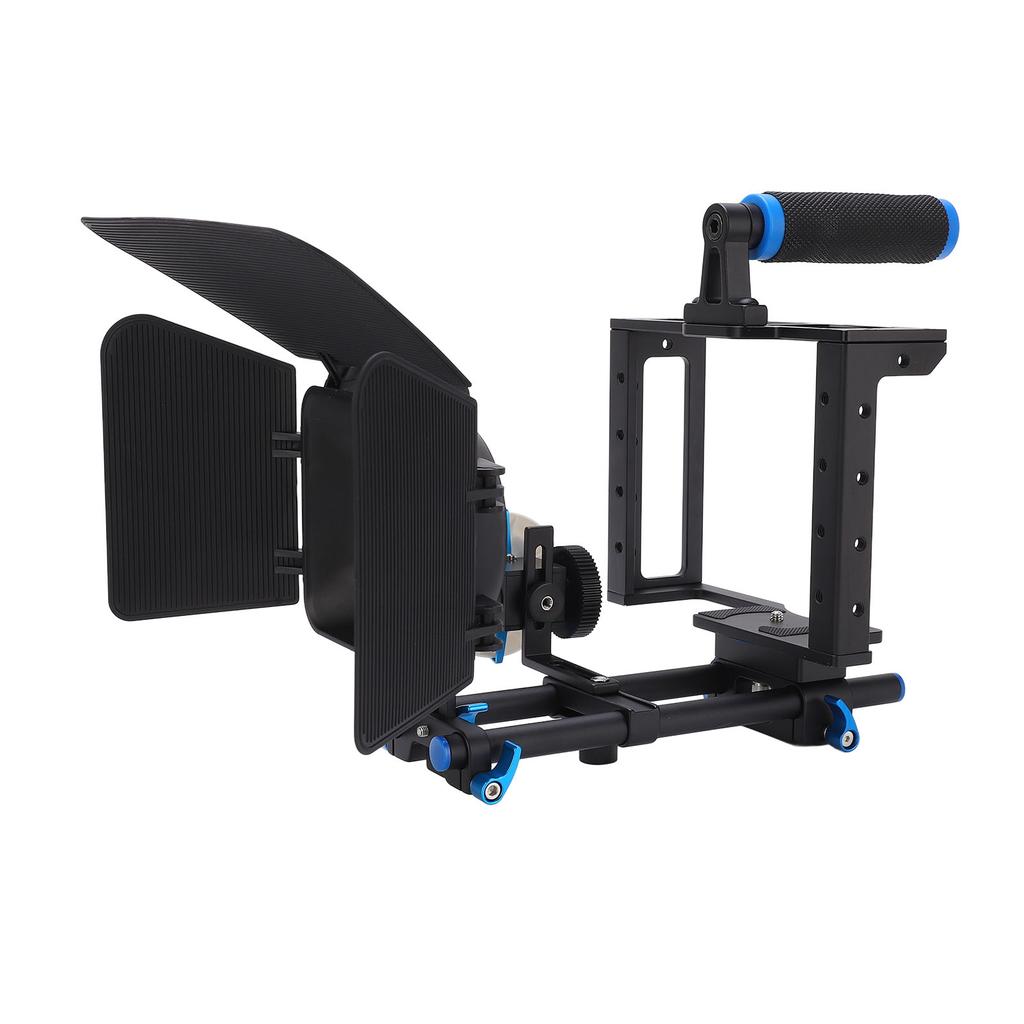 Aluminum DSLR Camera Camcorder Video Cage Rig Kit Film Making System with Follow Focus