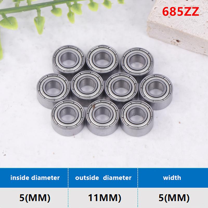 10 Buc 683 684 685 686 687 688 689 Zz 2Z Rulment Mic cu Bile cu Canale Adânci Rulment Miniaturizat cu Apărători Metalice Id 3 4 5 6 7 8 9Mm