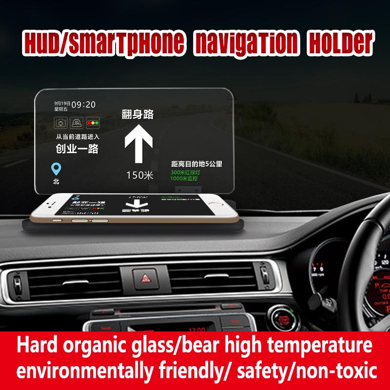 6 Inch Universal H6 Car HUD Head Up Display Projector Phone Navigation Smartphone Holder Gps Hud for Any Cars Head-up Display