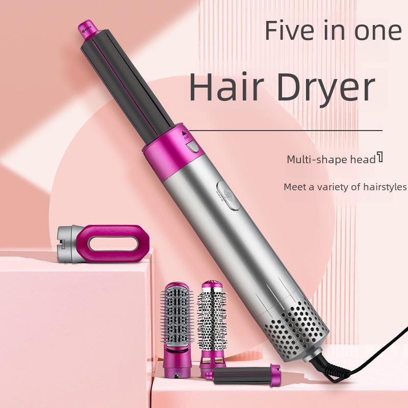 

«5-в-1 многофункциональная расческа с горячим воздухом»: Автоматический инструмент для завивки, выпрямления и сушки волос. Leather box (not including product)