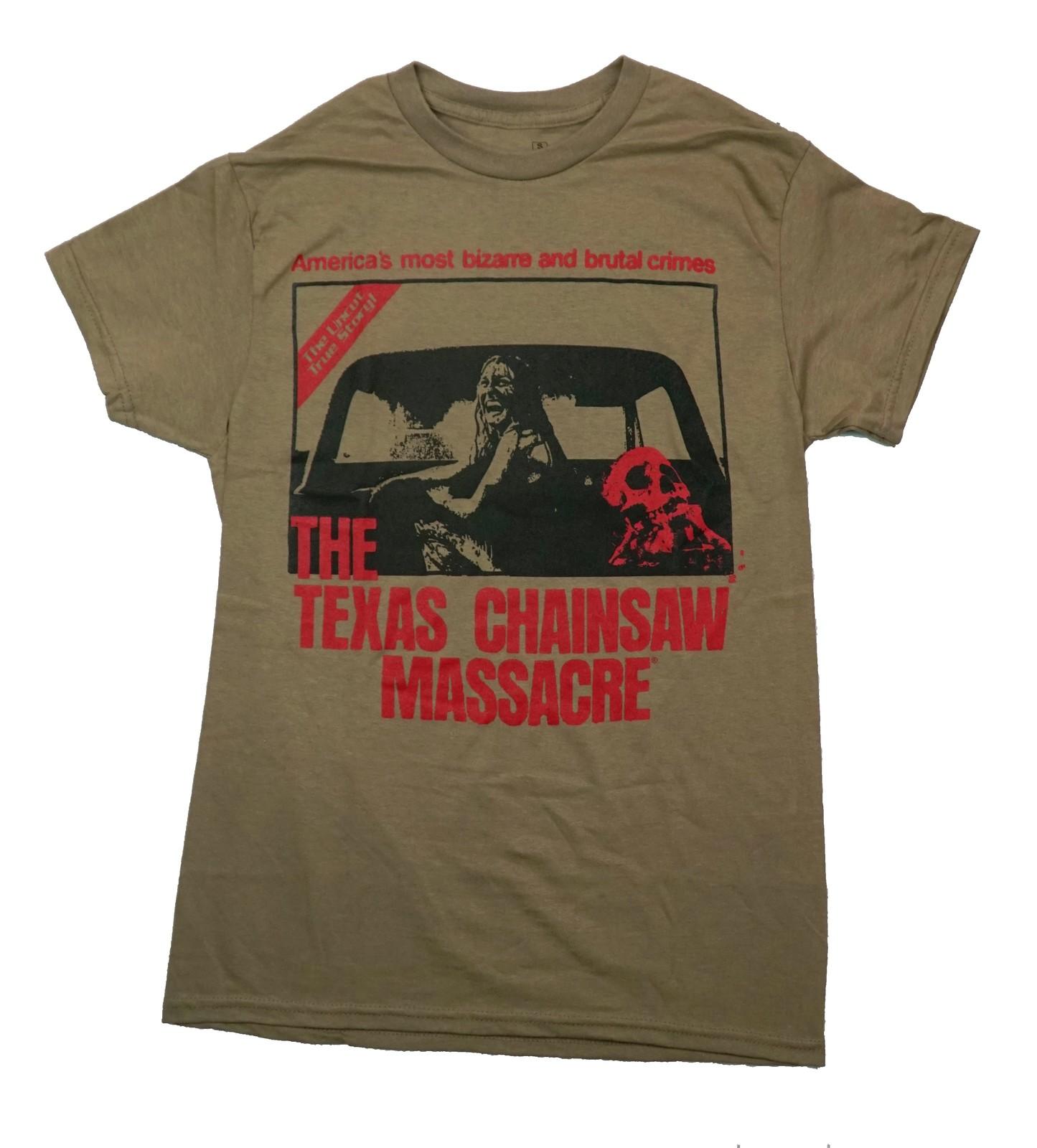 Texas Chainsaw Massacre New Adult T-Shirt - America s Most Bizarre Poster S