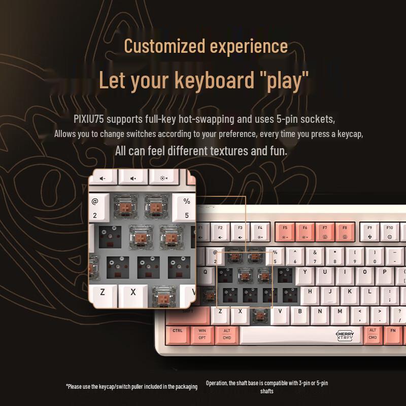 XTRFY PIXIU 75 Tri-Mode RGB Mechanical Keyboard