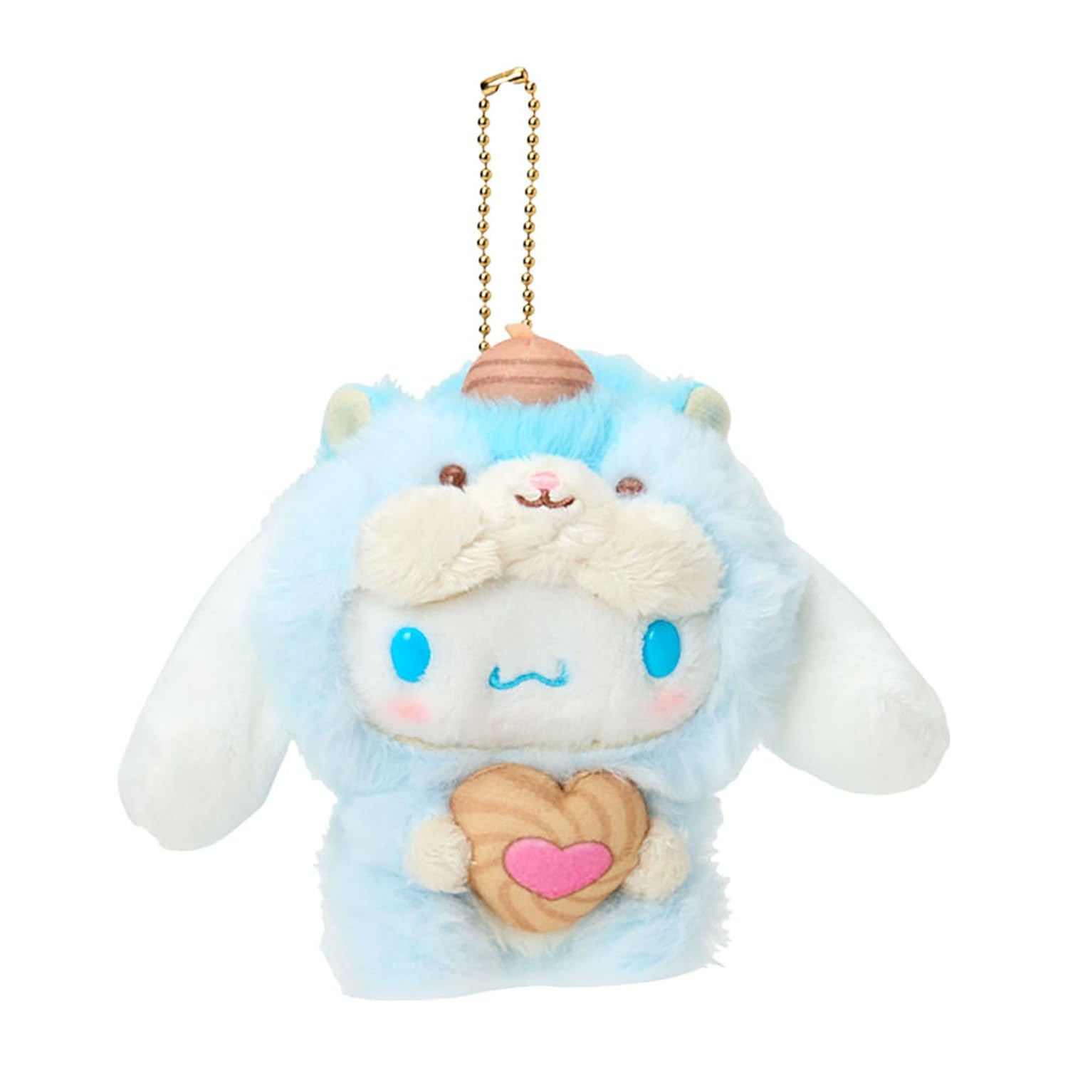 Sanrio Mascot Holder (Risu Mofumofu) Cinnamoroll Suitable ages 6 up 653314