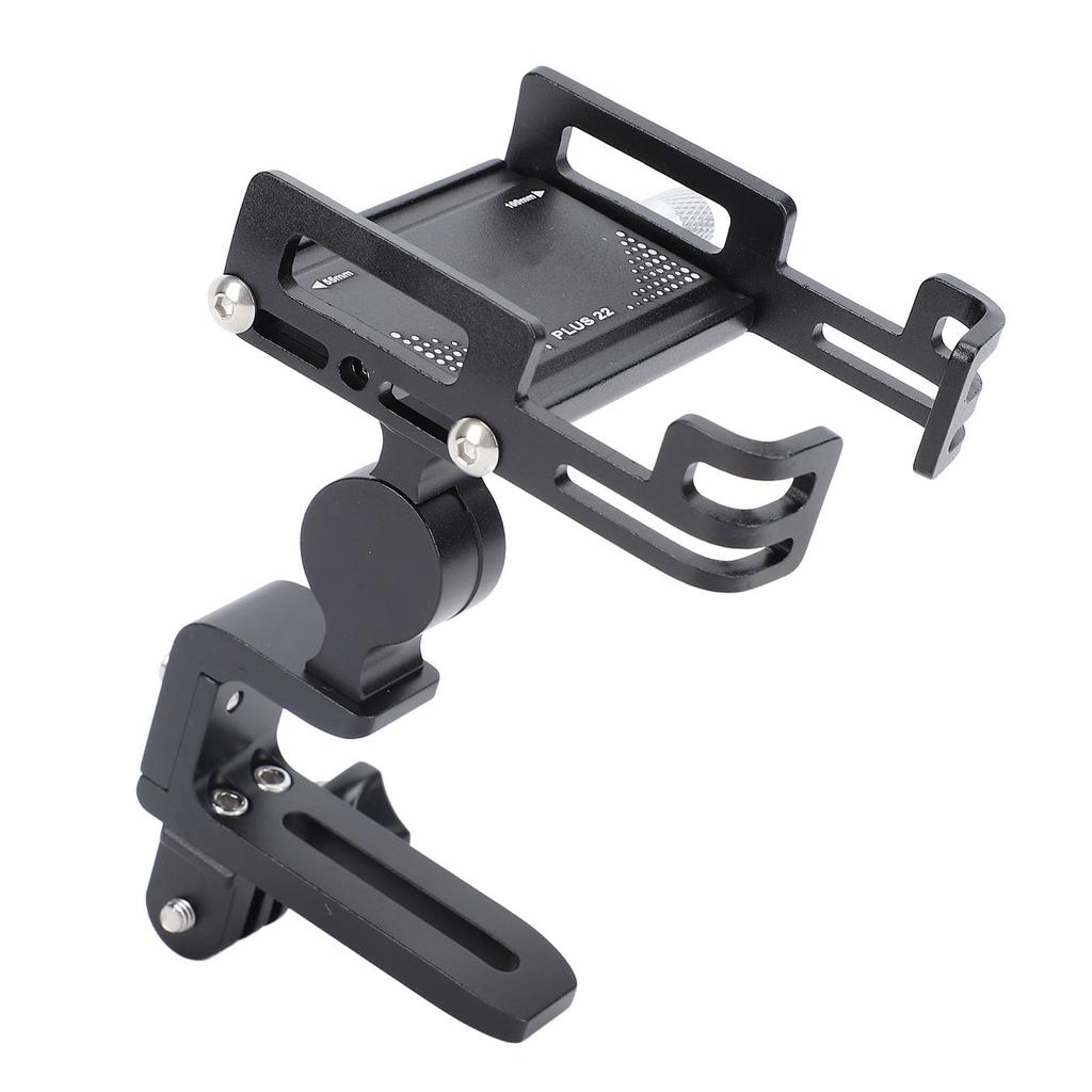 Bike Phone Holder 360 Deg Rotation Aluminum Alloy Stable Cycling Phone Mount for 2.2 To 3.9in Width Devices