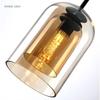 Dinning Room Retro Pendant Lamps Hanging Lighting for Corridor Foyer Glass Interior Chandelier Lights for Bedroom Kitchen Island