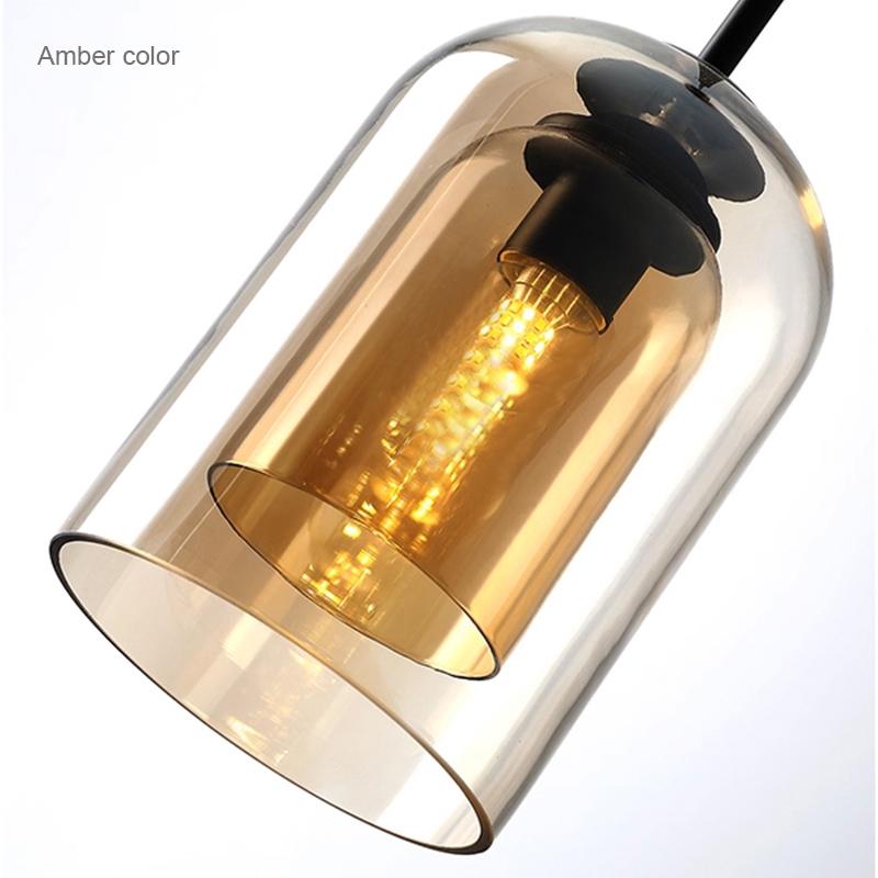 Dinning Room Retro Pendant Lamps Hanging Lighting for Corridor Foyer Glass Interior Chandelier Lights for Bedroom Kitchen Island