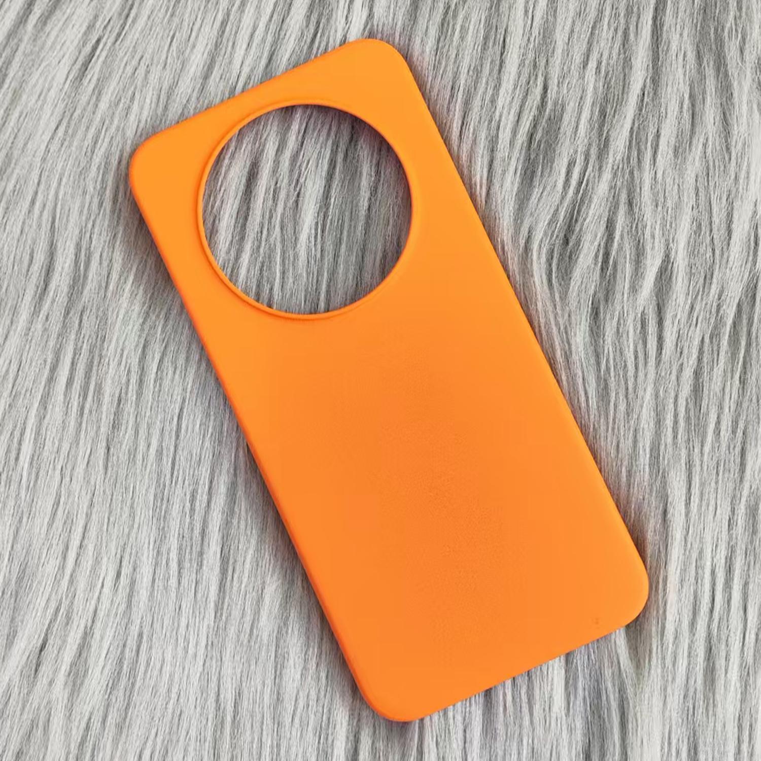 

For Honor X70 5G Case Hard PC Drop Proof Frosted Minimalist Phone Cover Orange