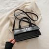 New Arrival Faux Leather Square Shoulder Bag Magnetic Closure Crossbody Handbag for Women