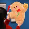 Hot Star Wish Gingerbread Man Plush Kawaii Sweet Doll Christmas Biscuit Lovely Toy Pillow Cushion Soft Gift For Kids Friend