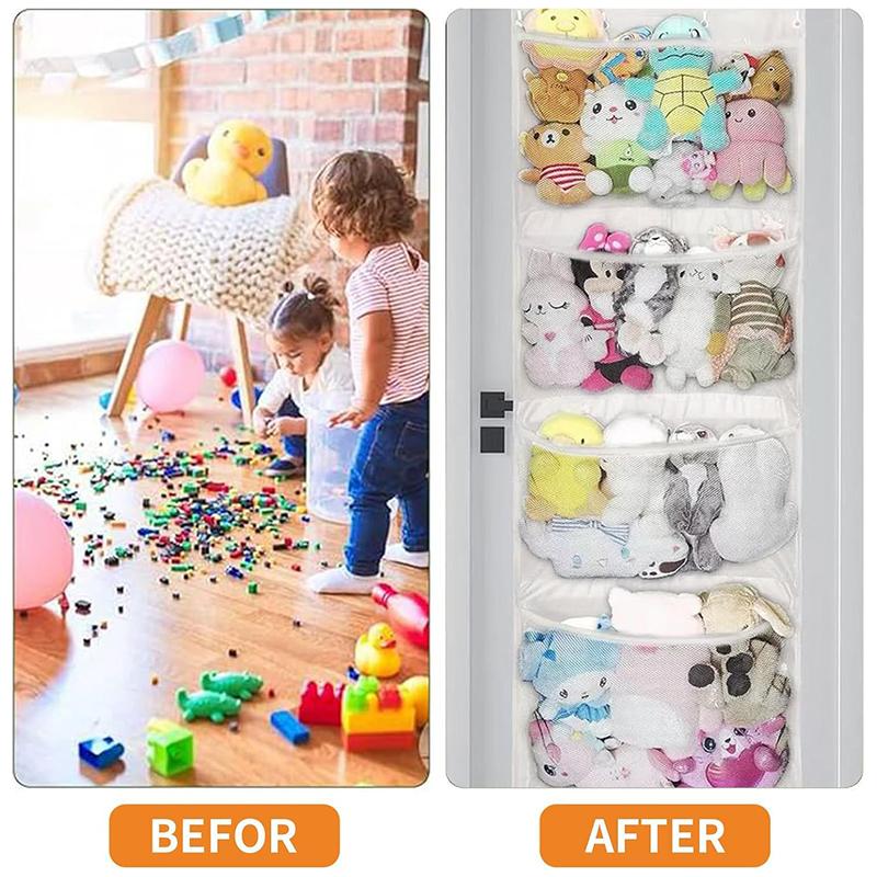 1PZ Borsa portaoggetti da appendere con tasche Portaoggetti da appendere alla porta/al muro per risparmiare spazio domestico Organizer da appendere Casa