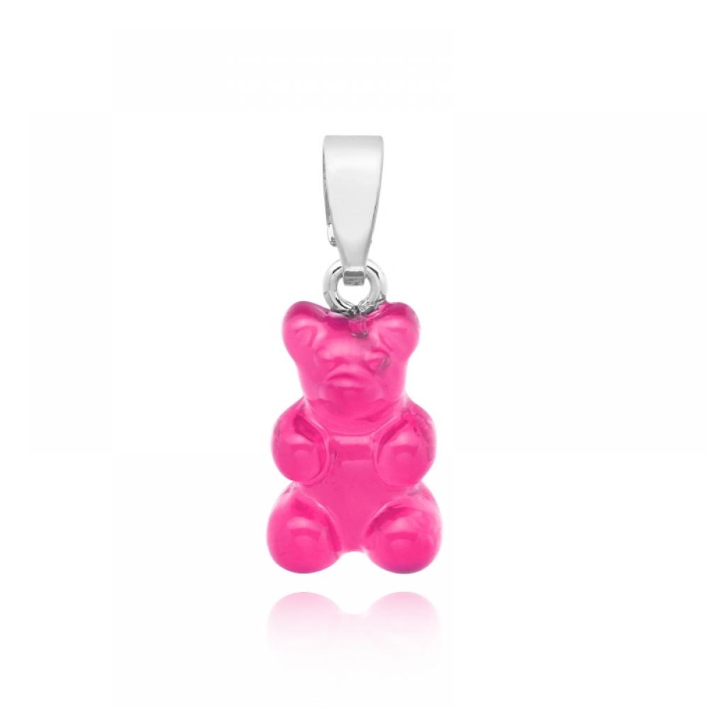         Nostalgia Bear Lollipop Classic Connector Silver                          