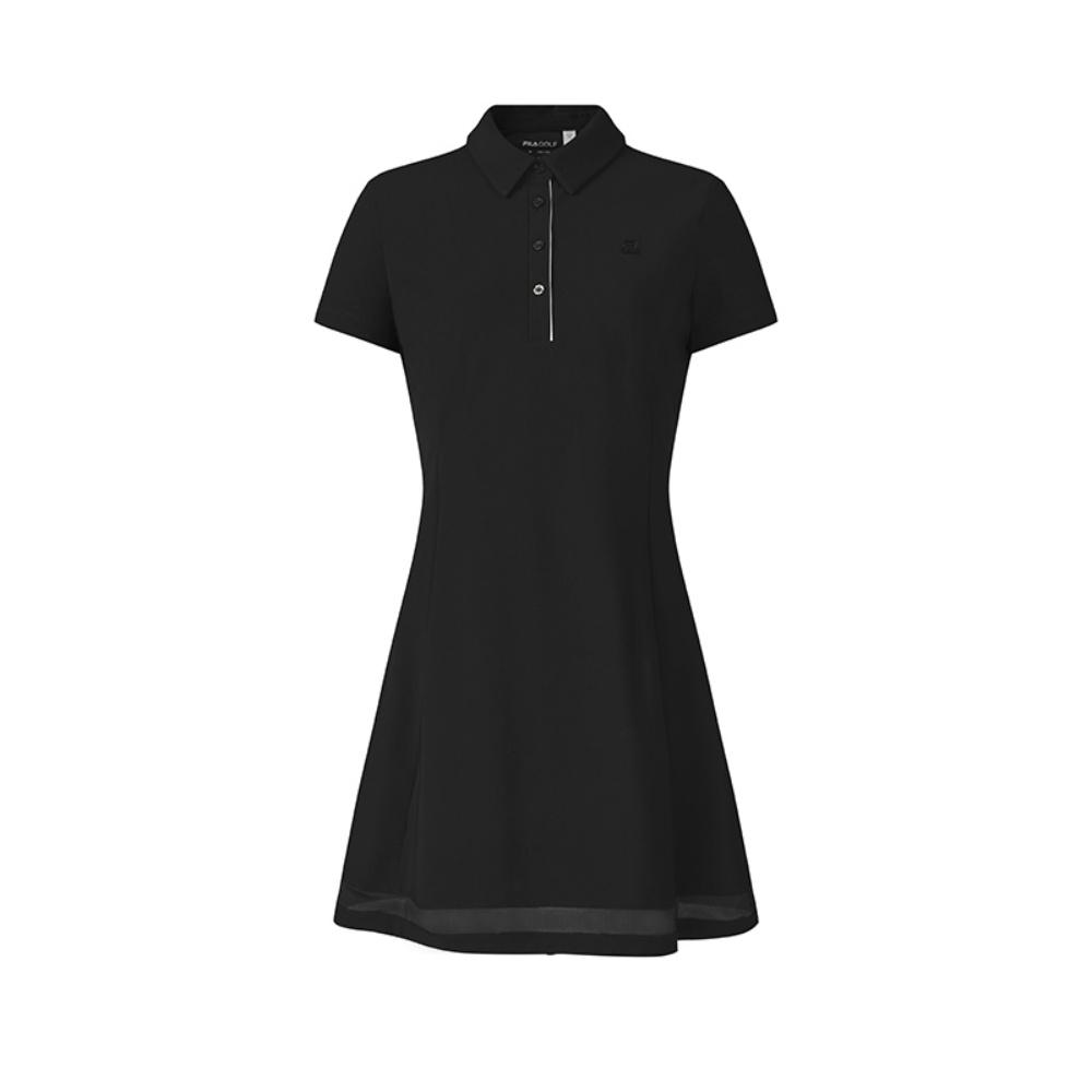 

Новое платье с коротким рукавом серии FILA Golf Женское Насыщенный черный BK A11W525322F-BK L(170/88A)