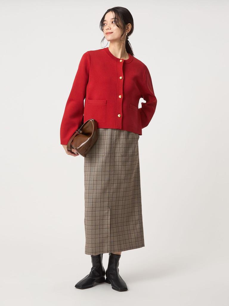 United Arrows Green Label Relaxing Form Gold Button Knit Cardigan - Washable - 35281000001 7900 NAVY (79) Free Shipping