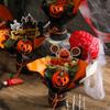 Practical Plastic Halloween Floral Feature Bats Pumpkins For Indoor And Outdoor Holiday Decoration