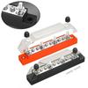 Positive Negative Bus Bar Battery Power Distribution Block 4 X M6 Car Terminal Block Studs 6 X M4 Terminal Bus Screws for Boat