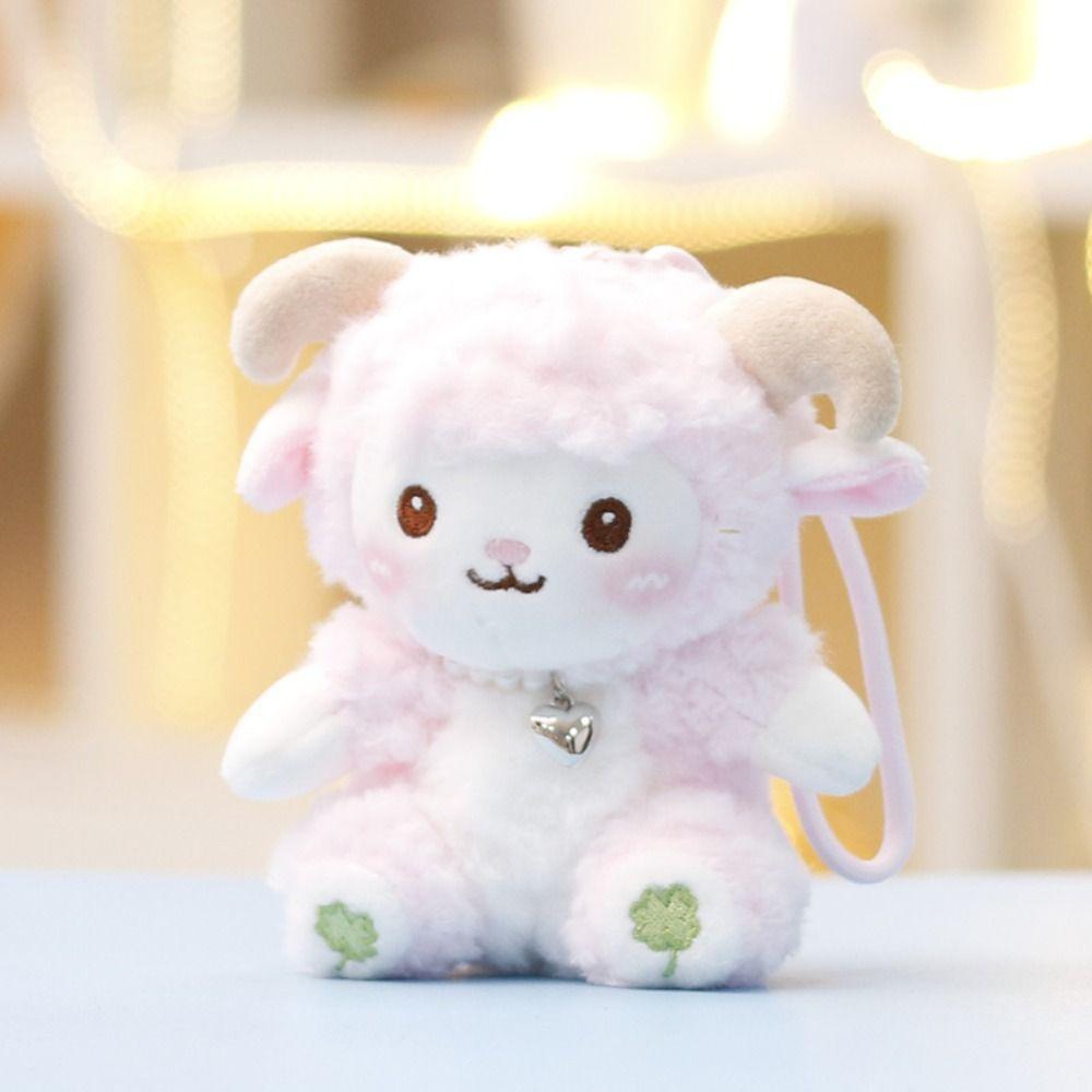 PP Cotton Little Sheep Plush Keychain Soft Sheep Plush Keyring  Birthday Gift