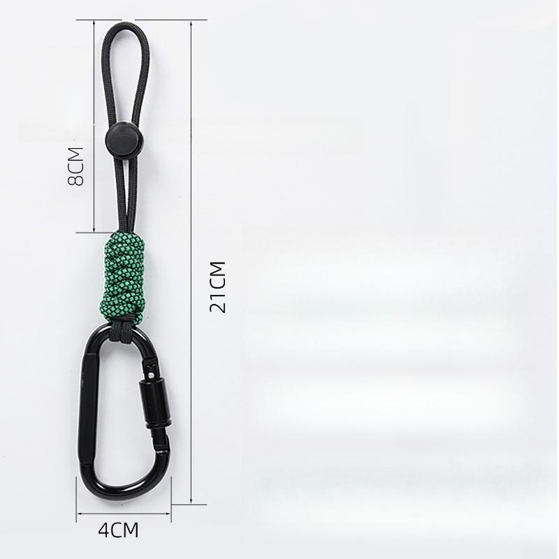 Outdoor Hook Para cord Locking with Anti Theft Bag Strap Colorful Design Camping Hiking Outdoor Tools Equipment