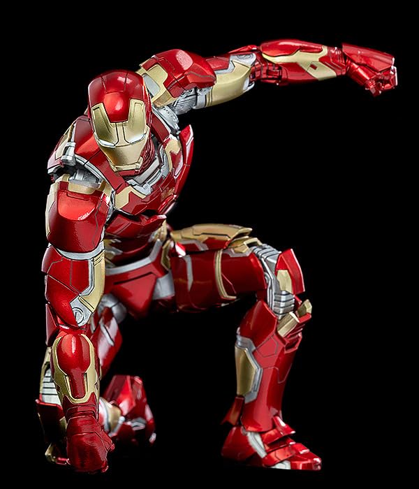 Figurină de acțiune pictată Scară Saga Infinitului DLX Iron Man Mark 43 Zinc și alt metal 1/12 ABS, PVC, Aliaj, (Reeditare)