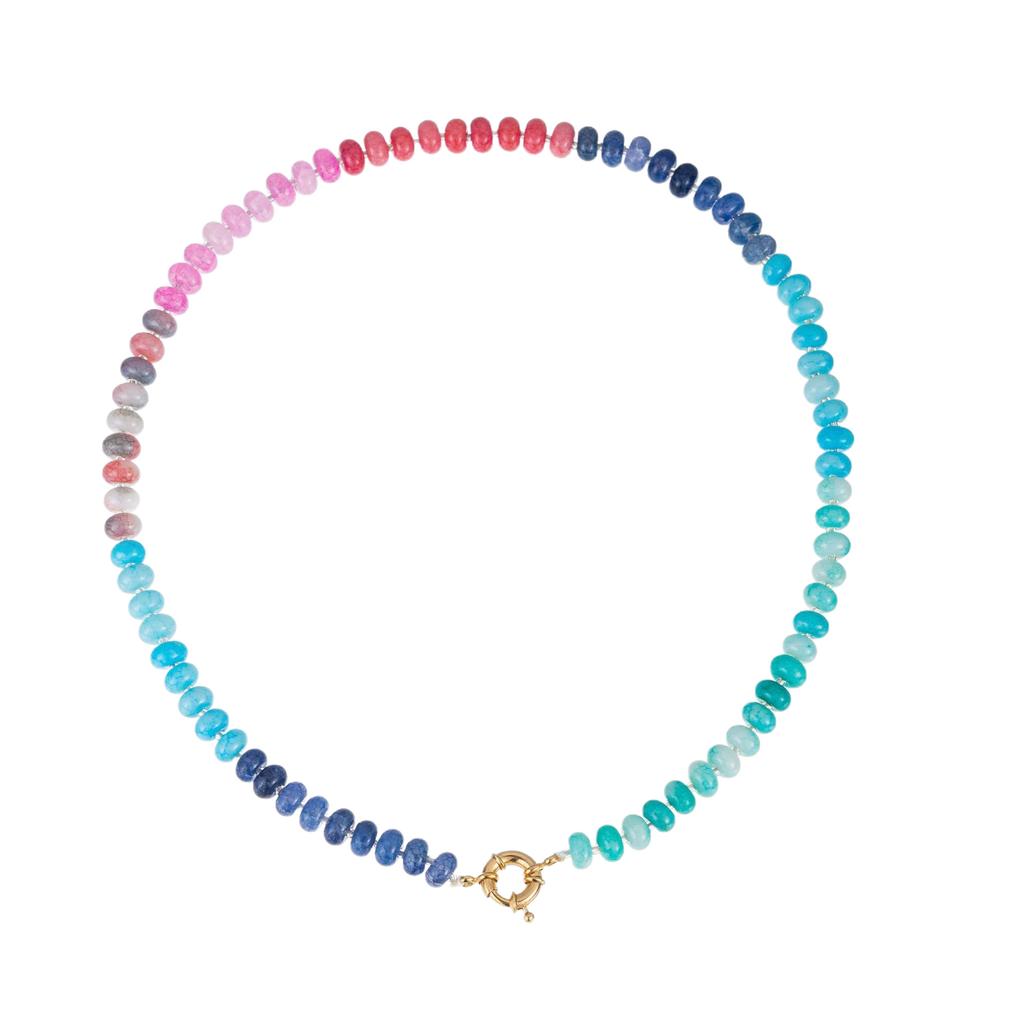 Yori Summer Candy-colored Fresh Handmade Beaded Necklace Jewelry Bijoux Gift Wholesale Autumn&Winter Style Stacking Jewelry