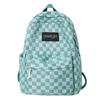 Pattern Simple Checkered Letter Decoration Student Leisure Backpack For School
