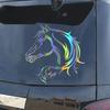 Car Styling Anti Head Waterproof Scratch Horse Laser Reflective Sticker Decal
