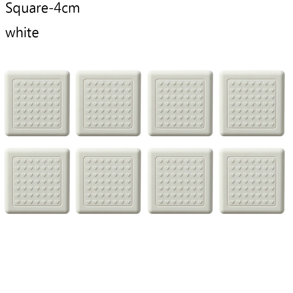 8PCS Mute Self-Adhesive Table Leg Caps Furniture Leg Pad Sofa Chair Feet Cover Floor Protector