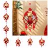 Traditional Chinese New Year Decoration Pendant Red Hanging Ornament Chinese Knot  Door