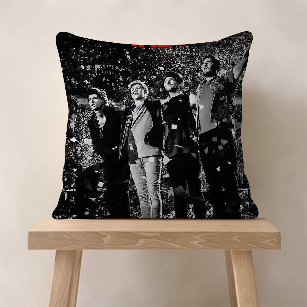 Band One D-Direction Maple Design Cushion Cover Happy Autumn Harvest Decor Holiday Decorati Pillow Cover