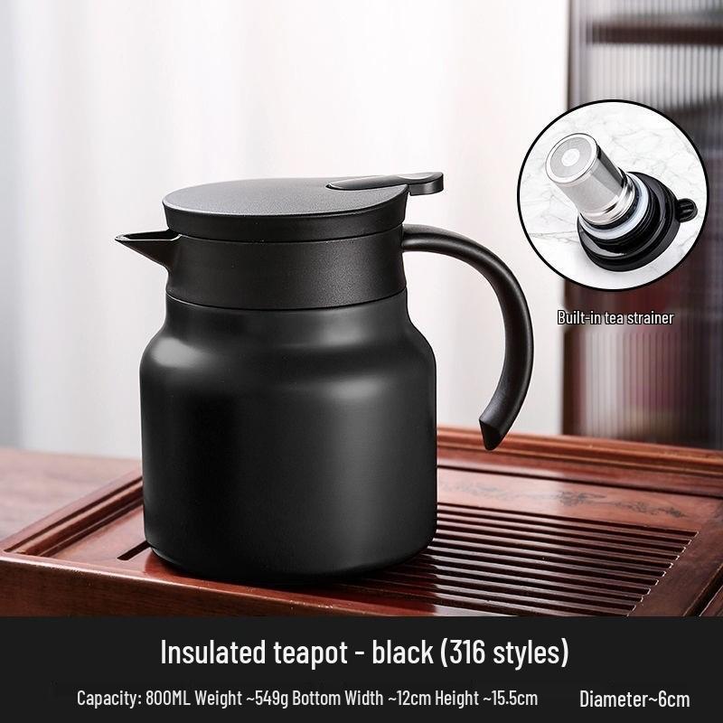 Large Capacity Portable Stewing Teapot for Home or Office Use