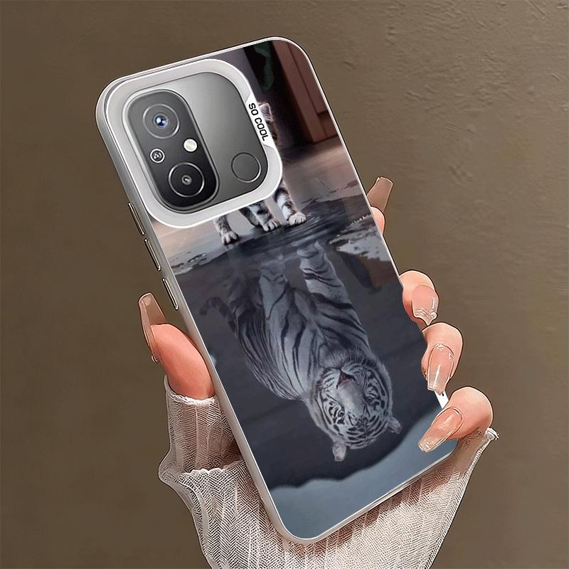 

Кот отражает Тигра Крутой Ударопрочный Чехол для Телефона для Xiaomi Poco X7 X6 X5 X3 Pro F7 Ultra M8 Redmi 15C 15 14C 13C 12C 10C 13 12 10 Xiaomi Poco X7