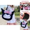 Adorable Kuromi Plush Handbag For Women And Girls Featuring Cute Kawaii Design