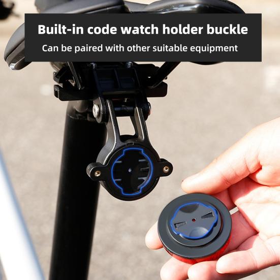 Bike Reflective Tail Light for AirTag Locator Mount Universal MTB Road Mountain Bicycle Saddle Reflector Rear Lamp Holder Bike Accessories