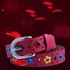 Girls PU Leather Unisex Kids Adjustable Belts Children Belt Waist Belt Waistband