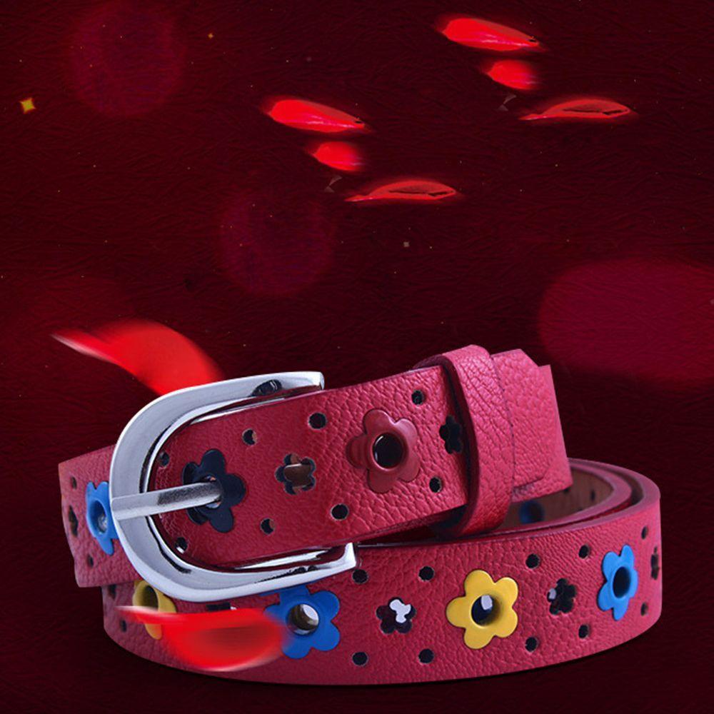 Girls PU Leather Unisex Kids Adjustable Belts Children Belt Waist Belt Waistband