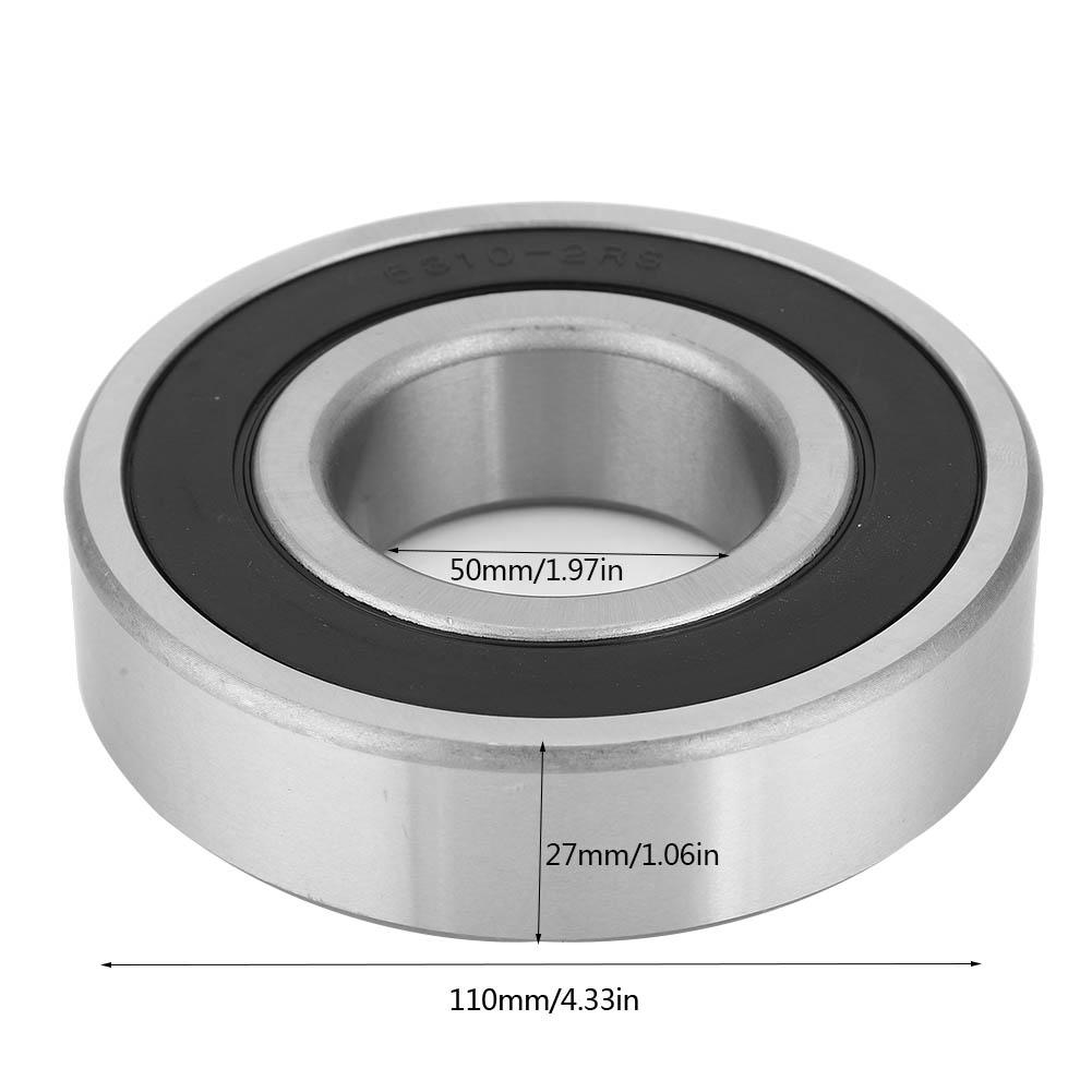 6310RS Deep Groove Ball Bearing Rubber Sealed Bearings 50x110x27mm